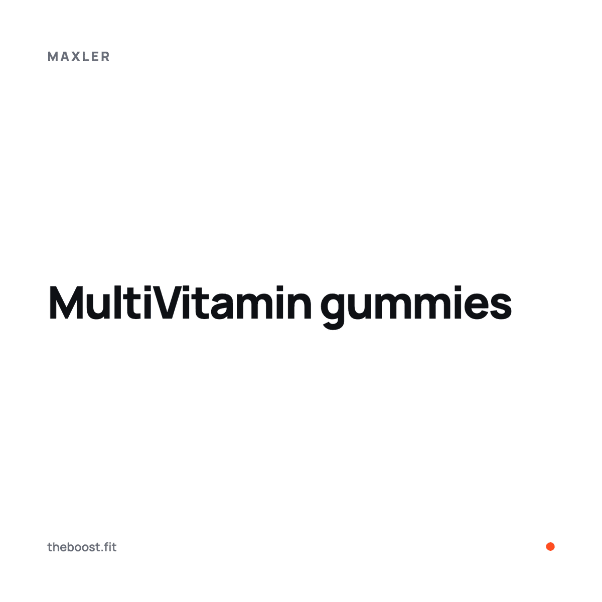 MultiVitamin gummies